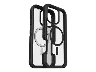 OtterBox Defender Series XT - Baksidedeksel for mobiltelefon robust - MagSafe-samsvar - plastikk - m&#248;rk side (klar / svart) - for Apple iPhone 16 Pro Max