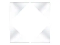 DICOTA - Display privacy filter adhesive corners 8 pcs - gjennomsiktig