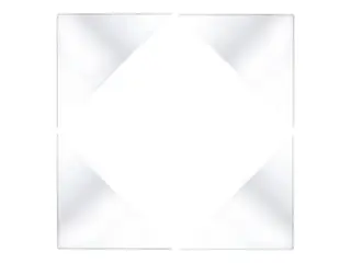 DICOTA - Display privacy filter adhesive corners 8 pcs - gjennomsiktig