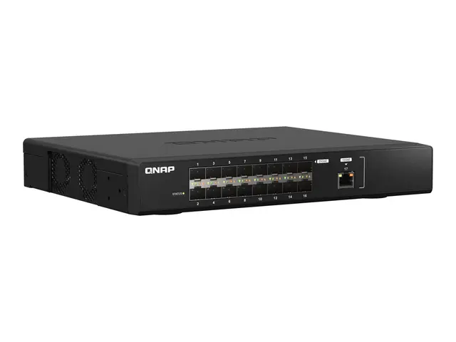 QNAP QSW-M5216-1T - Switch - Styrt - 16 x 25 Gigabit SFP28 + 1 x 1...