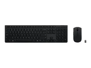 Lenovo Professional - Tastatur- og mussett trådløs - Bluetooth, 2.4 GHz - tastsvitsj: Scissor-Switch - grå - brun boks - CRU