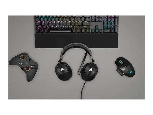 CORSAIR Gaming HS55 STEREO - Hodesett full størrelse kablet 3,5 mm...