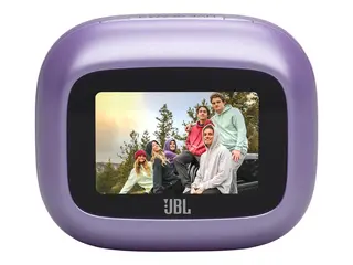 JBL LIVE Beam 4 - True wireless-hodetelefoner med mikrofon i øret - Bluetooth - aktiv støydemping - purpur
