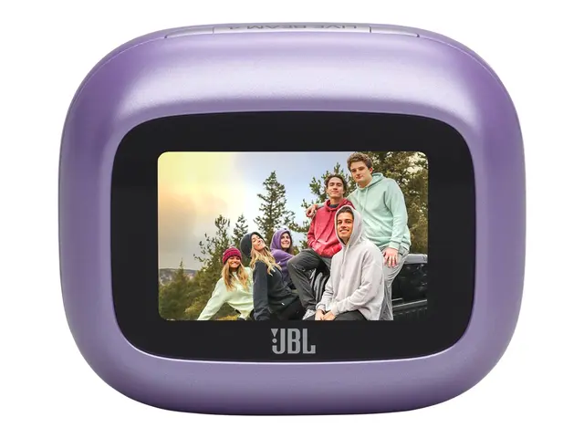 JBL LIVE Beam 4 - True wireless-hodetelefoner med mikrofon i øret - Bluetooth - aktiv støydemping - purpur 