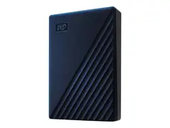 WD My Passport for Mac WDBA2F0050BBL - Harddisk kryptert - 5 TB - ekstern (bærbar) - USB 3.2 Gen 1 - 256-bit AES - midnattsblå