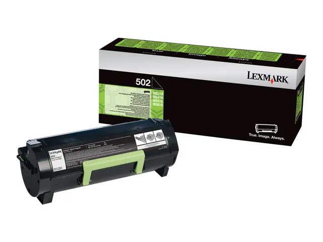 Lexmark 502 - Svart - original - tonerpatron LCCP, LRP - for Lexma...