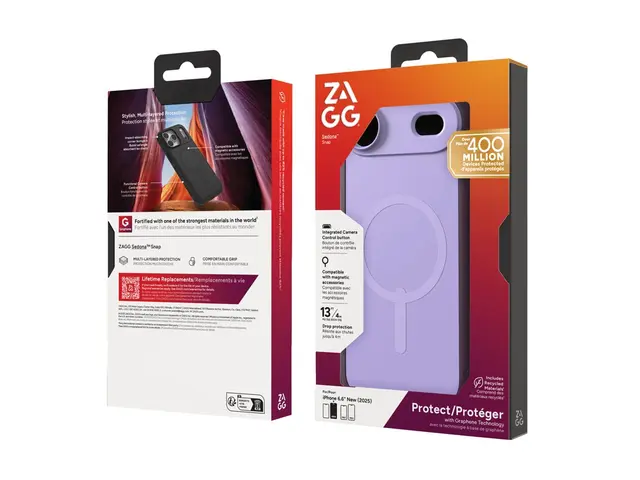 ZAGG Sedona Snap - Baksidedeksel for mobiltelefon MagSafe-samsvar ...