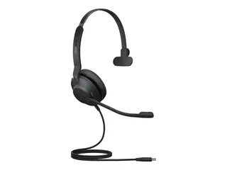 Jabra Evolve2 30 SE MS Mono - Hodesett on-ear - kablet - USB-C, USB-A - lydisolerende - Certified for Microsoft Teams
