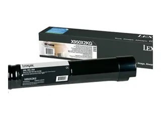 Lexmark - Ekstra h&#248;y ytelse - svart - original tonerpatron LCCP - for Lexmark X950DE, X950dhe, X950dte, X952, X952DE, X952dhe, X952DTE, X954DE, X954DHE