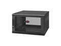 APC NetShelter WX AR106SH6 - Skap veggmonterbar - svart - 6U - 19"