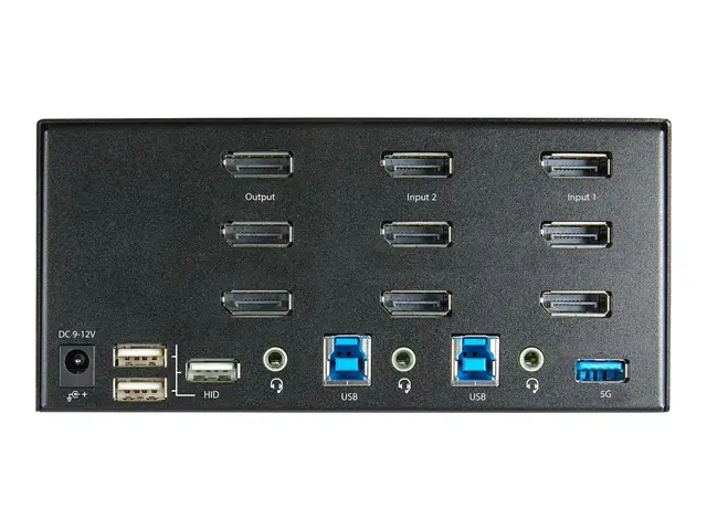 Startech 2 Port Triple Monitor DisplayPort KVM Switch, 4K 60Hz UHD...