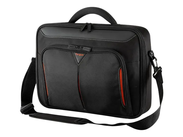 Targus Classic Clamshell - Notebookbæreveske - 14" - svart, rød