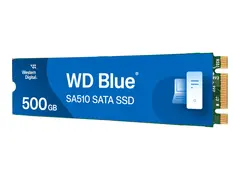 WD Blue SA510 WDS500G3B0B - SSD - 500 GB intern - M.2 2280 - SATA 6Gb/s - blå
