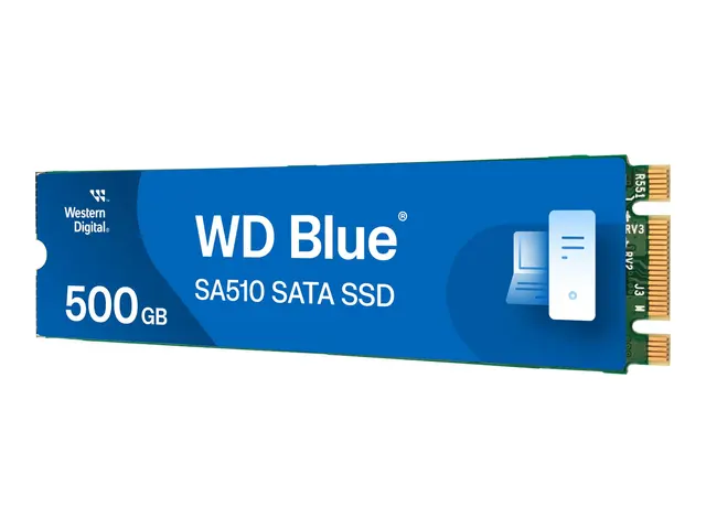 WD Blue SA510 WDS500G3B0B - SSD 500 GB intern M.2 2280 SATA 6Gb/s blå