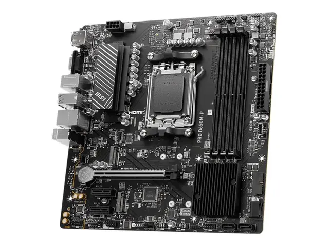 MSI PRO B650M-P - Hovedkort micro ATX Socket AM5 AMD B650 Chipset ...