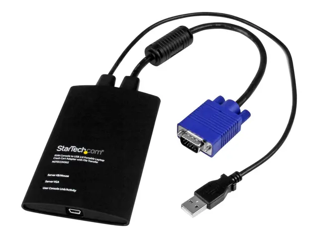 StarTech.com USB Crash Cart Adapter - File Transfer & Video - Port...