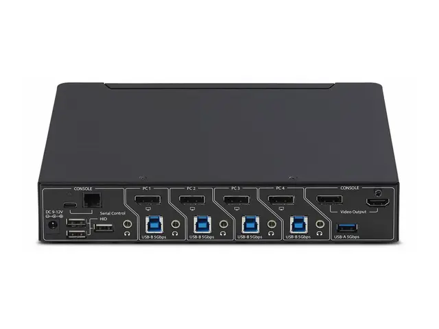 Startech - KVM / lyd USB-svitsj 4 x KVM/lyd/USB 1 lokalbruker stas...