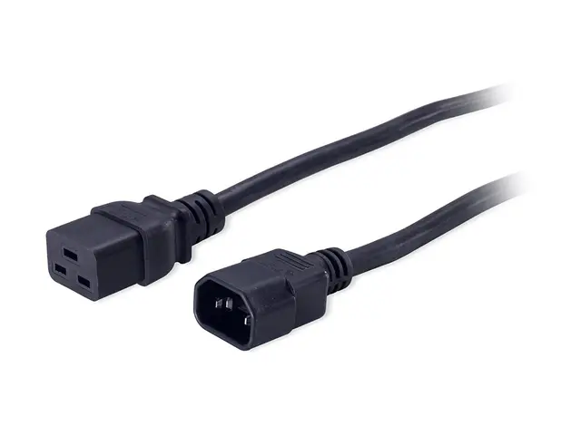 APC - Strømkabel - IEC 60320 C19 til IEC 60320 C14 - 2 m - svart -...