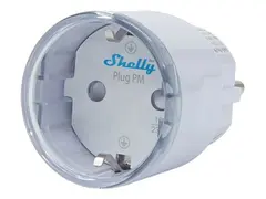 Shelly Plug PM Gen3 - Smartplugg - trådløs 802.11b/g/n, Bluetooth 4.2 - 2.412 - 2.484 GHz - hvit