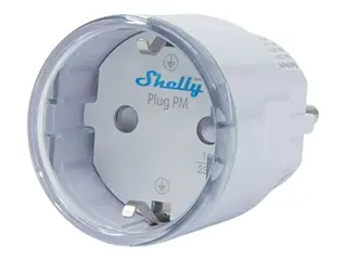 Shelly Plug PM Gen3 - Smartplugg - trådløs 802.11b/g/n, Bluetooth 4.2 - 2.412 - 2.484 GHz - hvit