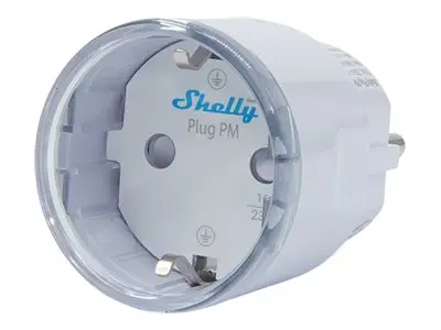 Shelly Plug PM Gen3 - Smartplugg - trådløs - 802.11b/g/n, Bluetoot...