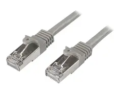 Startech 3m CAT6 Ethernet Cable, 10 Gigabit Shielded Snagless RJ45 100W PoE Patch Cord, CAT 6 10GbE SFTP Network Cable w/Strain Relief, Grey, Wiring is UL Certified/TIA Category 6 - 26AWG (N6SPAT3MGR) - koblingskabel - 3 m - grå