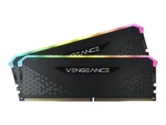 CORSAIR Vengeance RGB RS - DDR4 sett - 32 GB: 2 x 16 GB - DIMM 288-pin - 3200 MHz / PC4-25600 - ikke-bufret