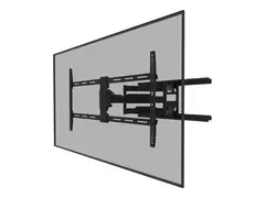 Neomounts WL40-550BL18 - Monteringssett (veggmontering) full bevegelse - for TV - svart - skjermst&#248;rrelse: 43&quot;-75&quot;