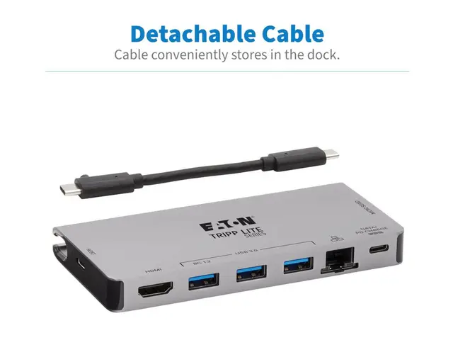 Eaton Tripp Lite Series USB C Docking Station Hub 4k w/ HDMI, Gbe ...