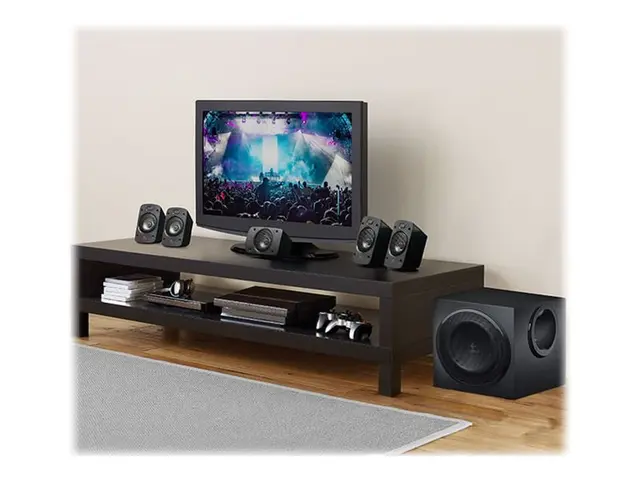 Logitech Z-906 - Høyttalersystem - for hjemmeteater - 5,1 kanaler ...