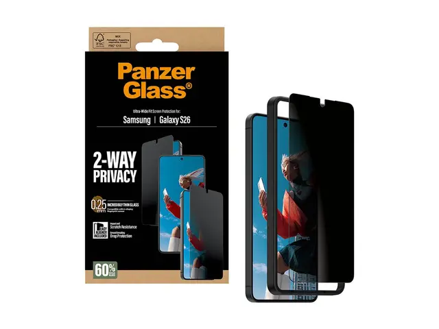 PanzerGlass - Skjermbeskyttelse for mobiltelefon ultravid passform...