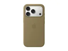 Apple - Beskyttende deksel for mobiltelefon MagSafe-samsvar - silikon - oliven - for iPhone 18 Pro