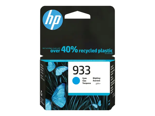 HP 933 - 4 ml - cyan - original - blekkpatron - for Officejet 6100...