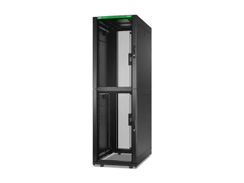 APC NetShelter SX Colocation - Rack skap 2 x 600W x 1070D mm, med sider - står på gulv - svart - 42U - 19" - TAA-samsvar - for P/N: SMT3000RMI2UC, SMX2KR2UNCX145, SRT3000RMXLA-NC, SRT3000RMXLT-NC, SRT5KRMXLTUS