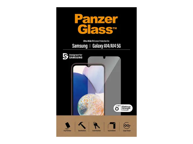PanzerGlass - Skjermbeskyttelse for mobiltelefon glass Samsung Gal...