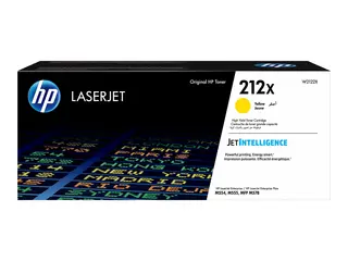 HP 212X - Høy ytelse - gul - original LaserJet - tonerpatron (W2122X) - for Color LaserJet Enterprise M555, MFP M578; LaserJet Enterprise Flow MFP M578