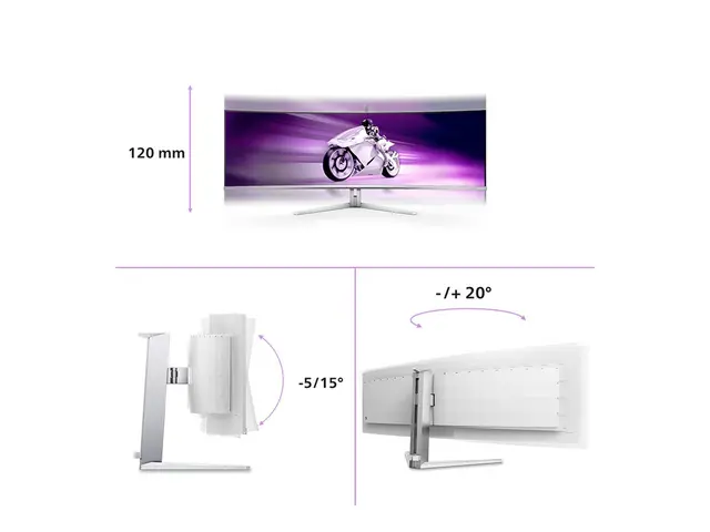 Philips Evnia 8000 49M2C8900L - OLED-skjerm gaming kurvet 49" (48....