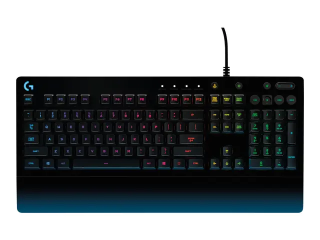 Logitech Prodigy G213 - Tastatur - med LED-indikator - bakgrunnsbe...