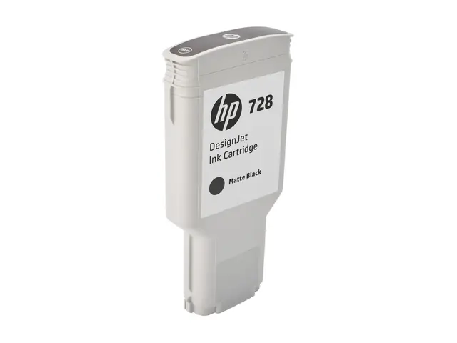 HP 728 - 300 ml - matt svart - original - DesignJet - blekkpatron ...