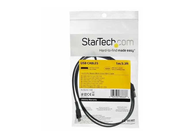 StarTech.com 1m USB C Charging Cable, Durable Fast Charge & Sync 2...