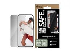 SAFE. by PanzerGlass - Skjermbeskyttelse for mobiltelefon ultravid passform med EasyAligner - glass - med personvernsfilter - 2-veis - for Samsung Galaxy A56
