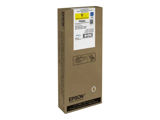 Epson T9454 - 38.1 ml - XL-størrelse - gul - original - blekkpatro...
