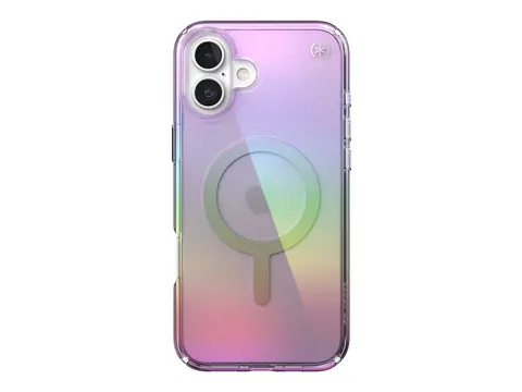 Speck Presidio Lux - Baksidedeksel for mobiltelefon MagSafe-samsvar - hard polykarbonat, bl&#248;t termoplastpolyuretan (TPU) - fantastisk lilla, blank - for Apple iPhone 16 Plus