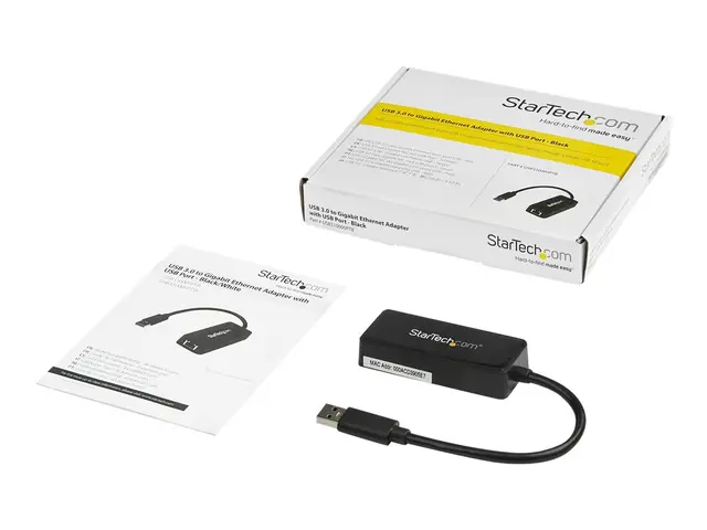 StarTech.com USB 3.0 Ethernet Adapter - USB 3.0 Network Adapter NI...