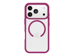 OtterBox React Series - Baksidedeksel for mobiltelefon MagSafe-samsvar - plastikk - rose crystal (pink/clear) - for Apple iPhone 17 Pro