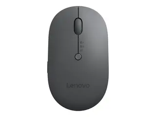 Lenovo Multi-Device - X9 Edition mus - h&#248;yre- og venstreh&#229;ndet - optisk - 4 knapper - tr&#229;dl&#248;s - 2.4 GHz, Bluetooth 5.0 - USB-C tr&#229;dl&#248;s mottaker - lyn gr&#229; (topp), tordensvart (bunn) - brun boks