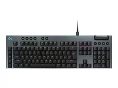 Logitech G G915 X - Tastatur - bakgrunnsbelyst USB - QWERTY - US International - tastsvitsj: GL Tactile - svart