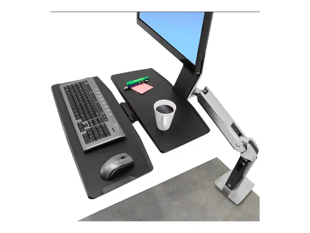 Ergotron WorkFit-A Single LD Workstation With Worksurface - Ståend...