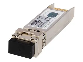 HPE X130 - SFP+ transceivermodul - 10GbE 10GBase-ER - LC - opp til 40 km - for HP A5800; HPE 12504, 5120, 5500, 5800, 59XX, 75XX, A5800; FlexFabric 1.92, 11908, 12902