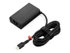 Lenovo - USB-C-str&#248;madapter - GaN, slim AC 100-240 V - 65 watt - Danmark - svart
